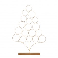 Kerstboom metalen cirkels